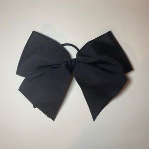 Black cheer bow